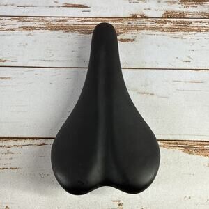VELO Genuine Leather Bicycle Saddle – Black – Excellent Condition